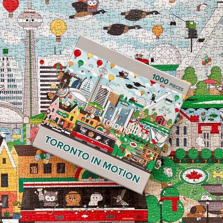 Toronto In Motion 1000 Piece Puzzle