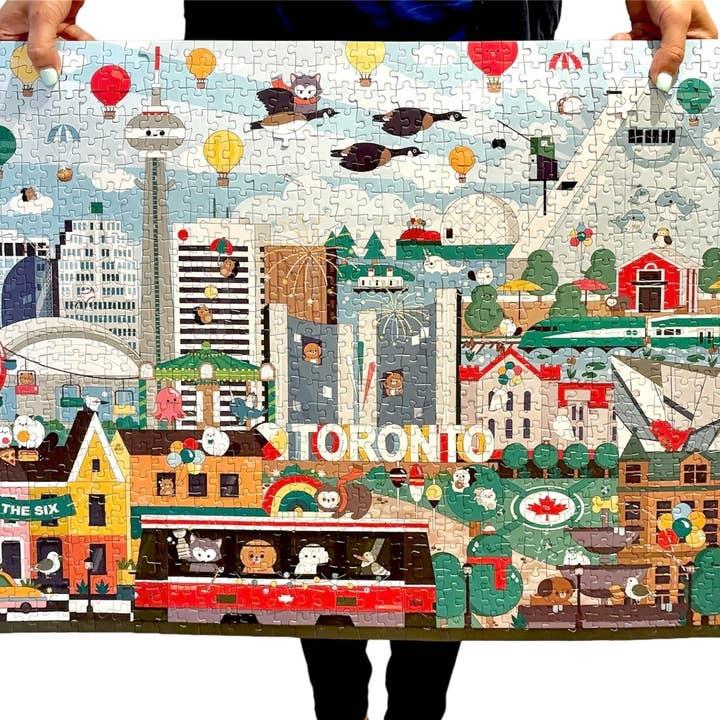 Toronto In Motion 1000 Piece Puzzle