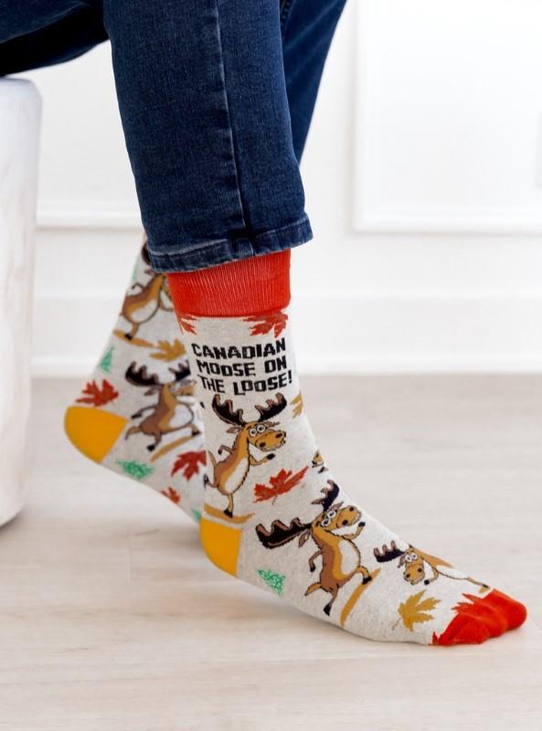 Canadian Moose Socks - LG