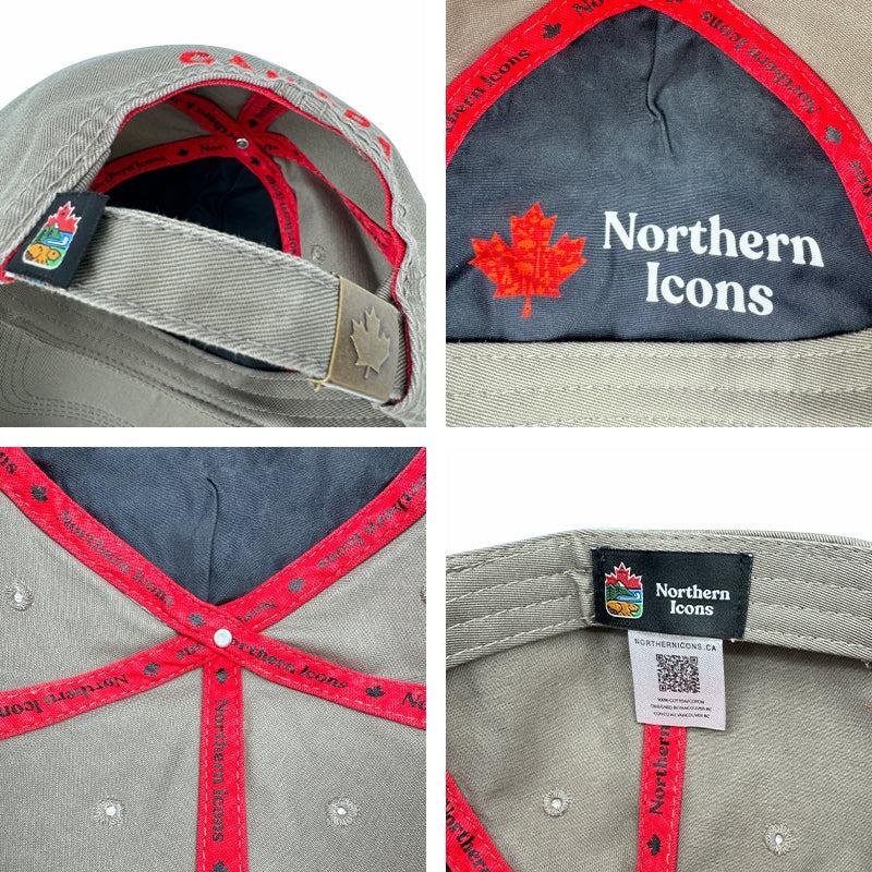 Toronto Grey Multi-Patch Casual Classic Cap