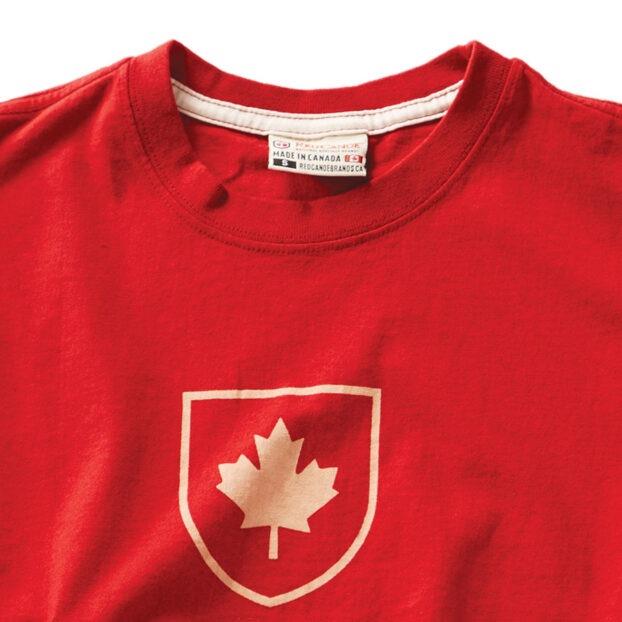 Canada Shield T-shirt, Heritage Red