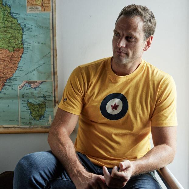 RCAF T-shirt, Burnt Yellow
