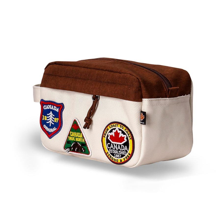 Canada Travel Kit Toiletry Bag, Creamy White