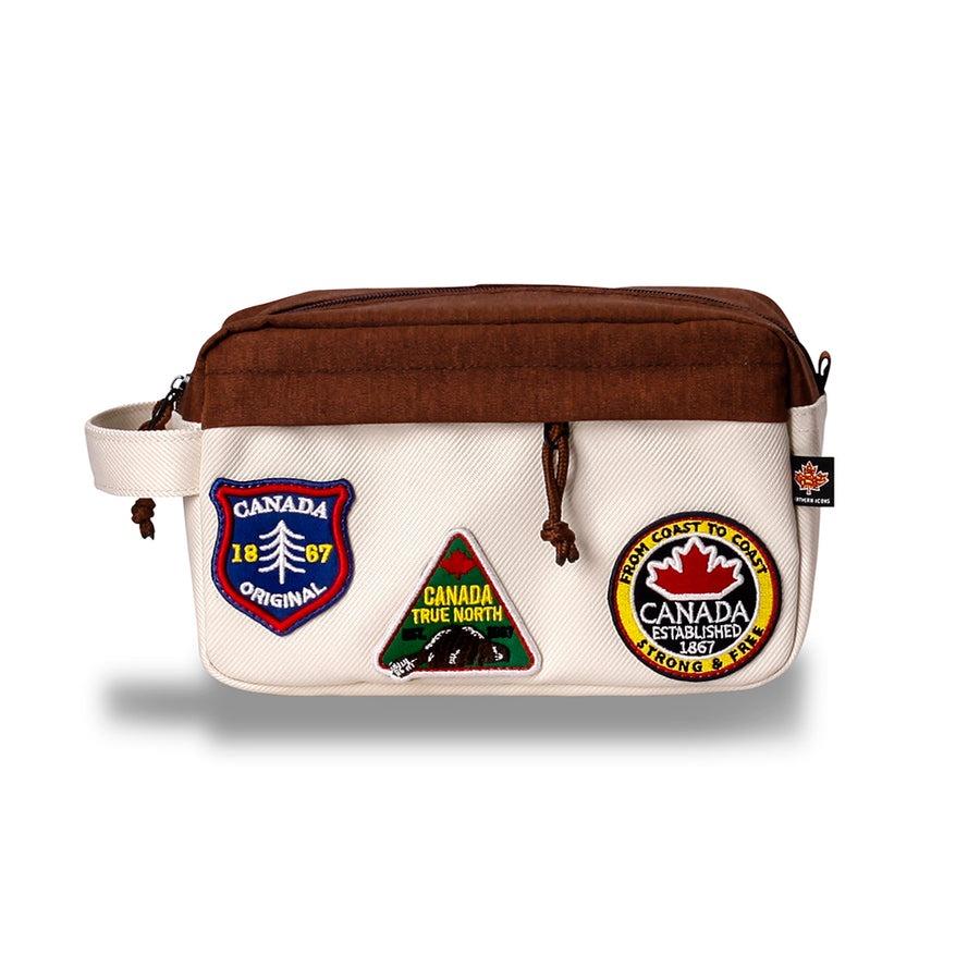 Canada Travel Kit Toiletry Bag, Creamy White